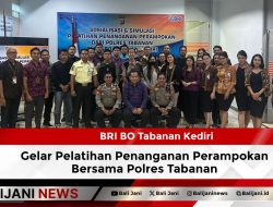 BRI BO Tabanan Kediri Gelar Pelatihan Penanganan Perampokan Bersama Polres Tabanan