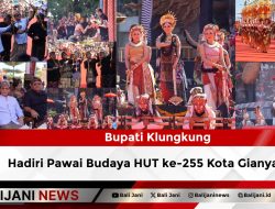 Bupati Klungkung Hadiri Pawai Budaya HUT ke-255 Kota Gianyar