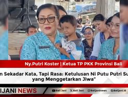 Bukan Sekadar Kata, Tapi Rasa: Ketulusan Ni Putu Putri Suastini yang Menggetarkan Jiwa