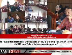Ranperda Pajak dan Retribusi Disepakati, DPRD Buleleng Tekankan Perlindungan UMKM dan Tutup Kebocoran Anggaran