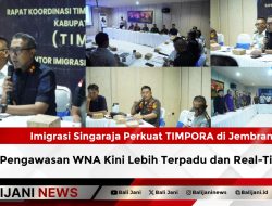 Imigrasi Singaraja Perkuat TIMPORA di Jembrana, Pengawasan WNA Kini Lebih Terpadu dan Real-Time