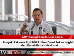 AHY Gaspol Kereta Luar Jawa: Proyek Raksasa Rp1.200 Triliun Demi Tekan Logistik dan Konektivitas Nasional