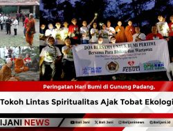 Peringatan Hari Bumi di Gunung Padang, Tokoh Lintas Spiritualitas Ajak Tobat Ekologis