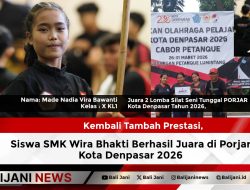 Kembali Tambah Prestasi, Siswa SMK Wira Bhakti Berhasil Juara di Porjar Kota Denpasar 2026