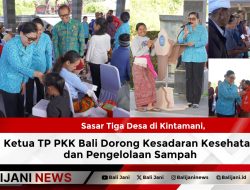 Sasar Tiga Desa di Kintamani, Ketua TP PKK Bali Dorong Kesadaran Kesehatan dan Pengelolaan Sampah