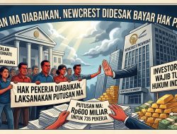 Newcrest Disorot: Putusan MA Diabaikan, Pesangon Rp600 Miliar Belum Dibayar