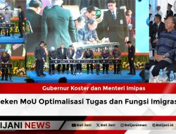 Gubernur Koster dan Menteri Imipas Teken MoU Optimalisasi Tugas dan Fungsi Imigrasi
