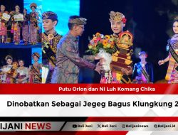 Putu Orlon dan Ni Luh Komang Chika Dinobatkan Sebagai Jegeg Bagus Klungkung 2026