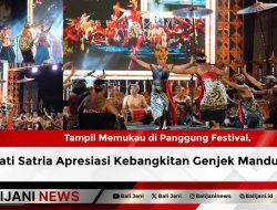 Tampil Memukau di Panggung Festival, Bupati Satria Apresiasi Kebangkitan Genjek Manduang
