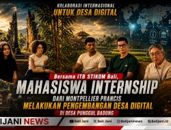Bersama ITB STIKOM Bali, Mahasiswa Internship dari Montpellier Prancis Melakukan Pengembangan Desa Digital di Desa Punggul Badung