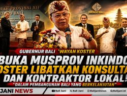 Buka Musprov INKINDO, Gubernur Koster Libatkan Konsultan dan Kontraktor Lokal dalam Pembangunan Bali