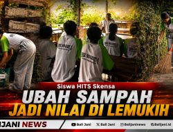 Siswa HITS Skensa Ubah Sampah Jadi Nilai di Lemukih