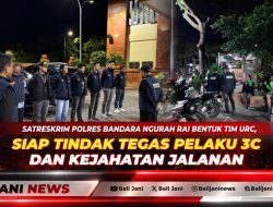 Satreskrim Polres Bandara Ngurah Rai Bentuk Tim URC, Siap Tindak Tegas Pelaku 3C dan Kejahatan Jalanan