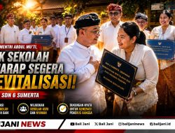Dikunjungi Mentri Abdul Mu’ti, Pihak Sekolah Berharap Segera Direvitalisasi Gedung SDN 6 Sumerta