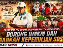 Pasar Rakyat TP PKK Provinsi Bali di Klungkung, Dorong UMKM dan Tebarkan Kepedulian Sosial