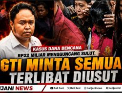 Kasus Dana Bencana Rp22 Miliar Mengguncang Sulut, GTI Minta Semua Terlibat Diusut