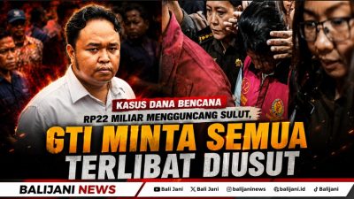 Kasus Dana Bencana Rp22 Miliar Mengguncang Sulut, GTI Minta Semua Terlibat Diusut