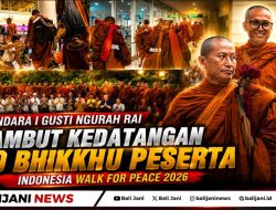 Bandara I Gusti Ngurah Rai Sambut Kedatangan 50 Bhikkhu Peserta Indonesia Walk for Peace 2026