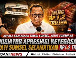 INISIATOR Apresiasi Ketegasan Kajati Sumsel Selamatkan Uang Rp1,2 Triliun