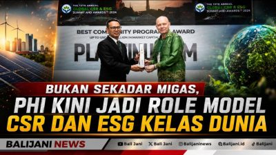 Bukan Sekadar Migas, PHI Kini Jadi Role Model CSR dan ESG Kelas Dunia