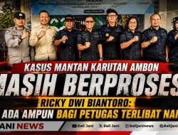 Kasus Mantan Karutan Ambon Masih Berproses, Ricky Dwi Biantoro: Tidak Ada Ampun bagi Petugas Terlibat Narkoba