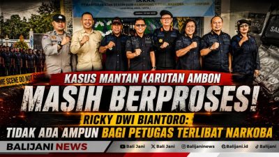 Kasus Mantan Karutan Ambon Masih Berproses, Ricky Dwi Biantoro: Tidak Ada Ampun bagi Petugas Terlibat Narkoba