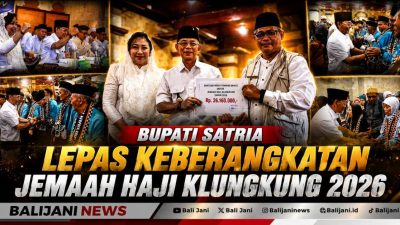 Bupati Satria Lepas Keberangkatan Jemaah Haji Klungkung 2026