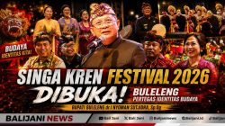 Singa Kren Festival 2026 Dibuka, Buleleng Pertegas Identitas Budaya