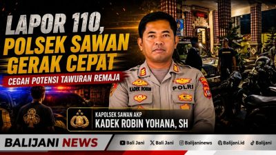 Polsek Sawan bergerak cepat usai menerima laporan melalui layanan 110 terkait potensi tawuran remaja di Desa Sangsit, Buleleng. Polisi mengamankan lokasi dan melakukan pembinaan terhadap para remaja.