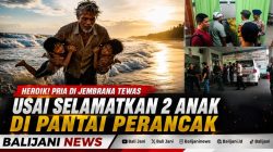 Heroik! Pria di Jembrana Tewas Usai Selamatkan 2 Anak di Pantai Perancak