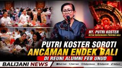 Putri Koster Soroti Ancaman Endek Bali di Reuni Alumni FEB Unud