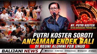 Putri Koster Soroti Ancaman Endek Bali di Reuni Alumni FEB Unud