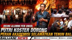 Reuni Alumni FEB Unud, Putri Koster Dorong Peran Akademisi Selamatkan Tenun Bali