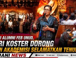 Reuni Alumni FEB Unud, Putri Koster Dorong Peran Akademisi Selamatkan Tenun Bali