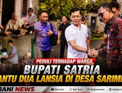 Peduli Terhadap Warga, Bupati Satria Bantu Dua Lansia di Desa Sarimerta