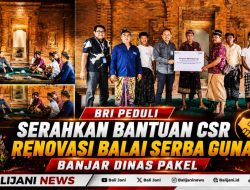 BRI Peduli Serahkan Bantuan CSR Renovasi Balai Serba Guna Banjar Dinas Pakel