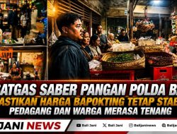 Satgas Saber Pangan Polda Bali Pastikan Harga Bapokting Tetap Stabil, Pedagang dan Warga Merasa Tenang