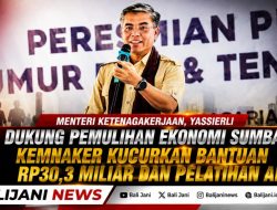 Dukung Pemulihan Ekonomi Sumbar, Kemnaker Kucurkan Bantuan Rp30,3 Miliar dan Pelatihan AI