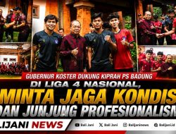 Gubernur Koster Dukung Kiprah PS Badung di Liga 4 Nasional, Minta Jaga Kondisi dan Junjung Profesionalisme