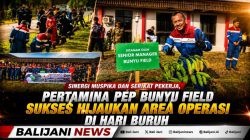 Sinergi Muspika dan Serikat Pekerja, Pertamina PEP Bunyu Field Sukses Hijaukan Area Operasi di Hari Buruh