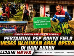 Sinergi Muspika dan Serikat Pekerja, Pertamina PEP Bunyu Field Sukses Hijaukan Area Operasi di Hari Buruh