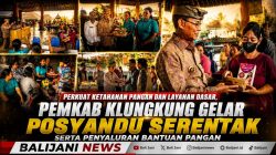 Perkuat Ketahanan Pangan dan Layanan Dasar, Pemkab Klungkung Gelar Posyandu Serentak serta Penyaluran Bantuan Pangan