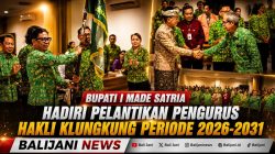 Bupati I Made Satria Hadiri Pelantikan Pengurus HAKLI Klungkung Periode 2026-2031