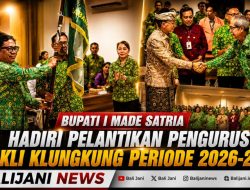 Bupati I Made Satria Hadiri Pelantikan Pengurus HAKLI Klungkung Periode 2026-2031