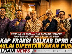 Gimana Ini Ton?, Di Tengah Polemik Mangrove dan SHGB Pura PT BTID, Sikap Fraksi Golkar DPRD Bali Mulai Dipertanyakan Publik