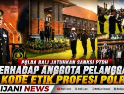 Polda Bali Jatuhkan Sanksi PTDH terhadap Anggota Pelanggar Kode Etik Profesi Polri