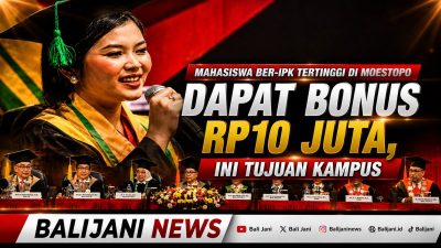 Mahasiswa Ber-IPK Tertinggi di Moestopo Dapat Bonus Rp10 Juta, Ini Tujuan Kampus