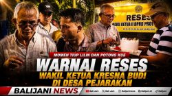 Momen Tiup Lilin dan Potong Kue Warnai Reses Wakil Ketua Kresna Budi di Desa Pejarakan