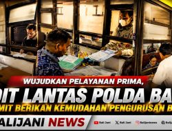 Wujudkan Pelayanan Prima, Dit Lantas Polda Bali Komit Berikan Kemudahan Pengurusan BPKB
