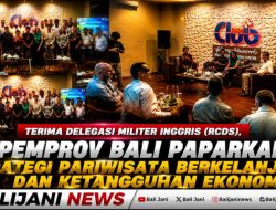 Terima Delegasi Militer Inggris (RCDS), Pemprov Bali Paparkan Strategi Pariwisata Berkelanjutan dan Ketangguhan Ekonomi